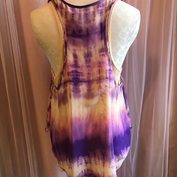 Tie-dye Lace Tank - Picture 4 of 13